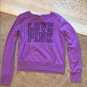 PINK VS Purple Crew neck